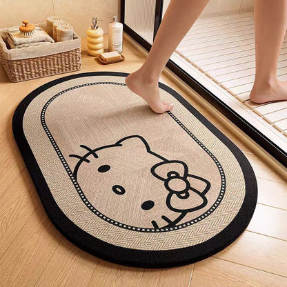 Cute Cartoon Badematte Brehn