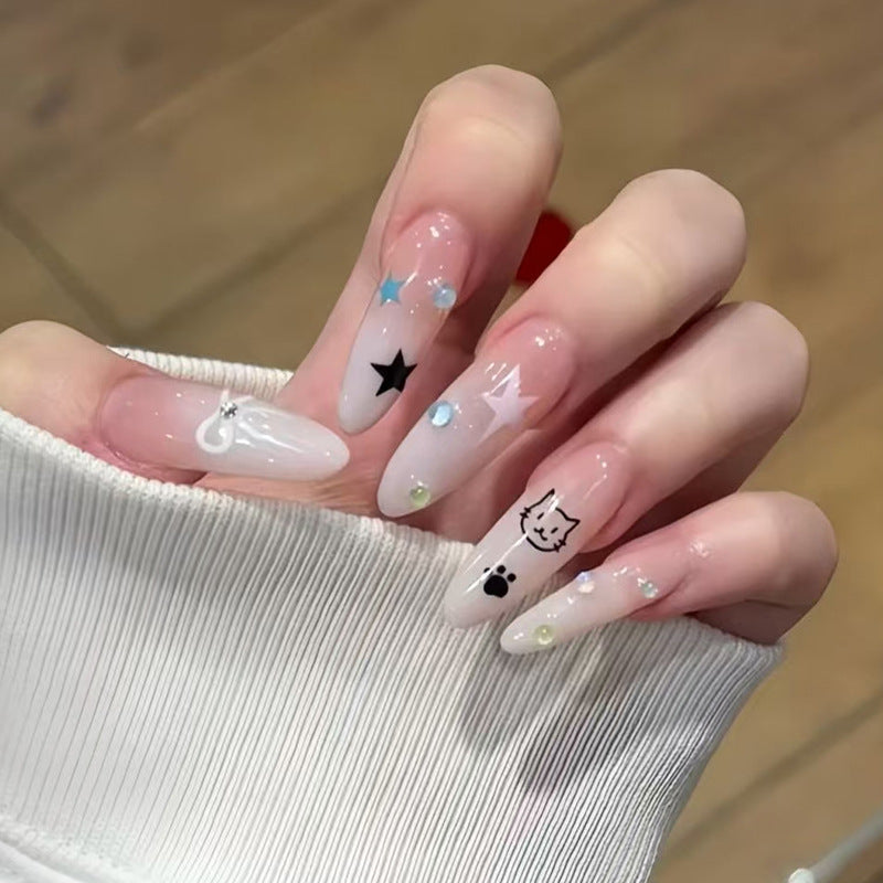 Elegante Nagelkunst Press-On Nägel Brehn