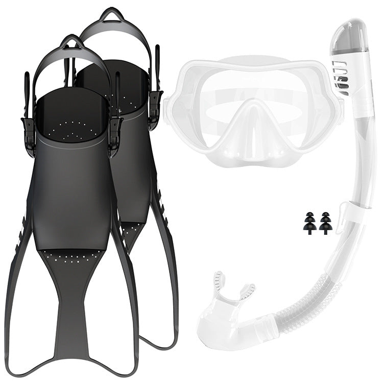 Schnorchelset mit Hochwertigen Flossen und Ergonomischer Tauchmaske Brehn
