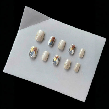 Künstlerisches Press-On Nageldesign-Set
