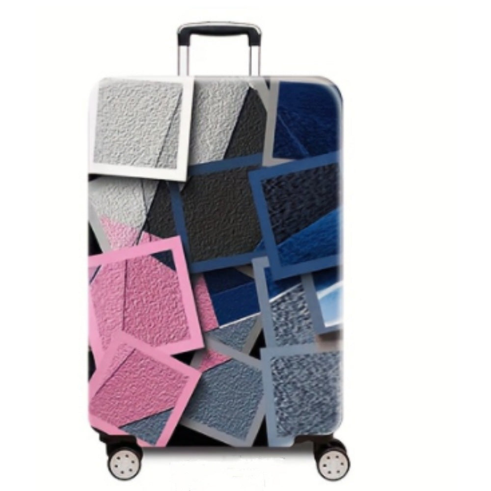 Damen Hartschalenreisekoffer mit kreativem Multiformat-Muster Brehn
