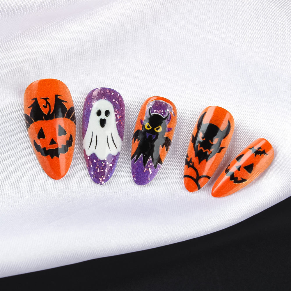 Halloween-Themen Kreative Nagelkunst Brehn