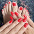 Glänzendes Press-On-Nagelset Brehn