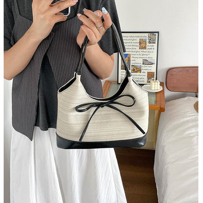 Elegante Bow-Akzent Tragetasche