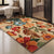 Floral gestickter Bereich Teppich