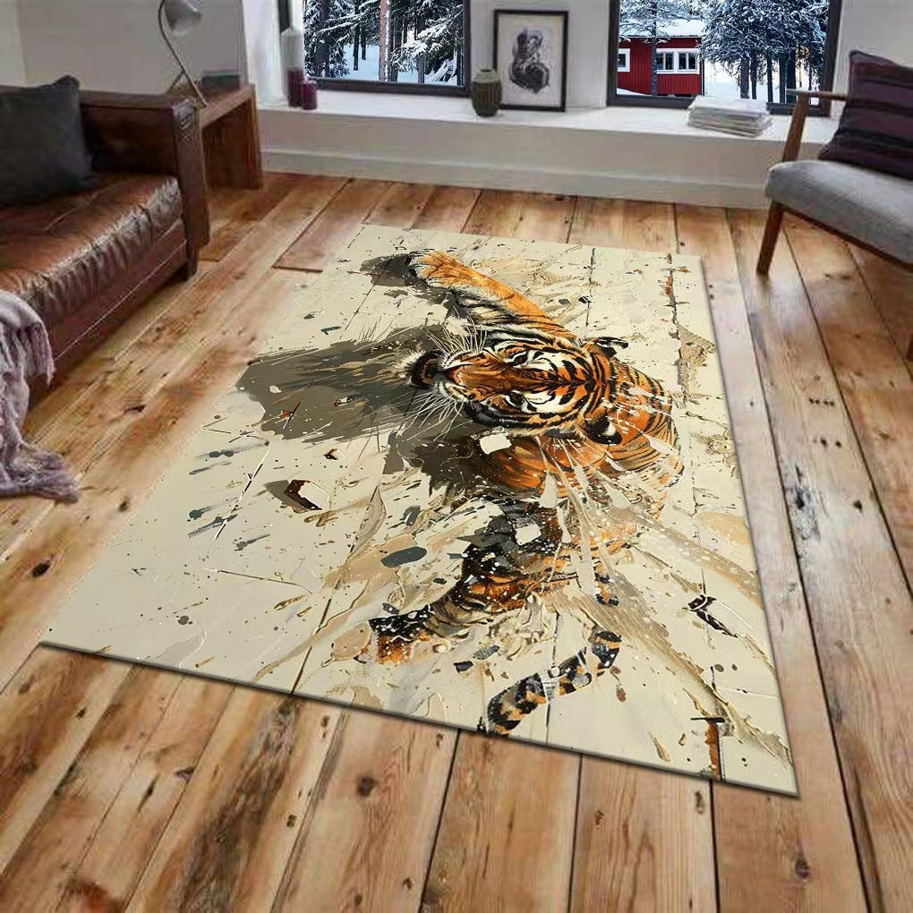 3D-gedrucktes Tiger-Wandmural Brehn