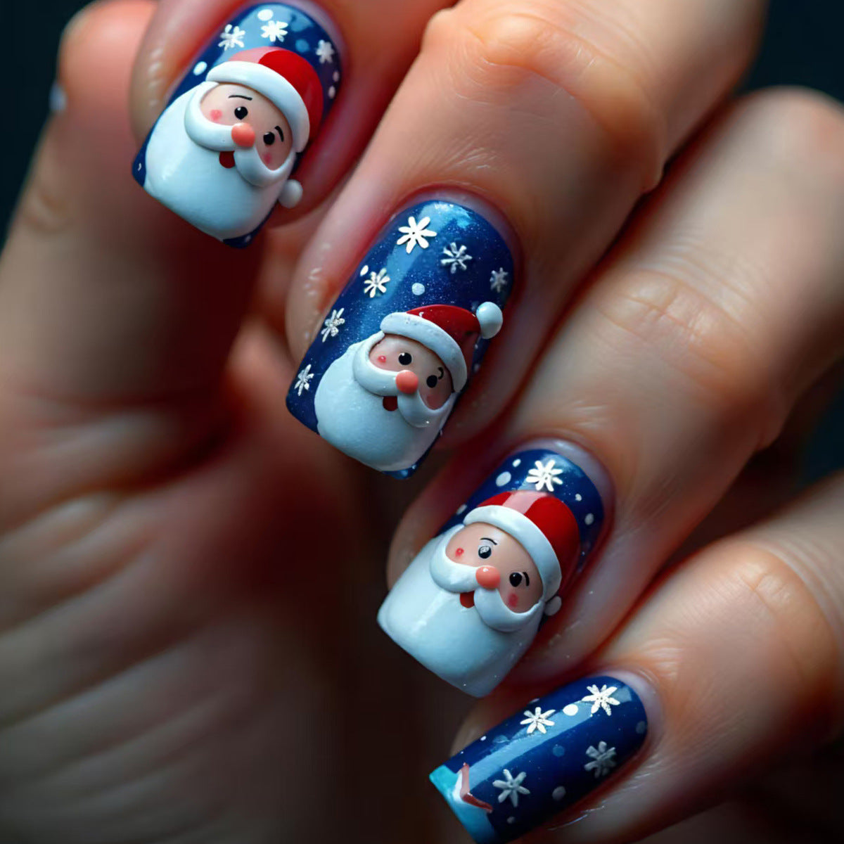 Kreative Weihnachtskunstnägel Brehn
