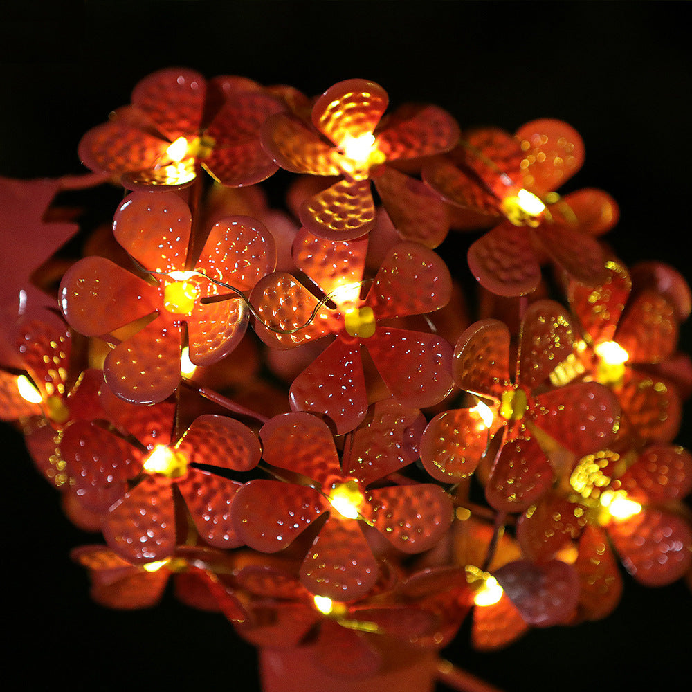 Dekorative Metall-Pfaue-Gartenstecker-Skulptur mit integrierten LED-Feenlichtern und wetterfestem Außenstecker Brehn
