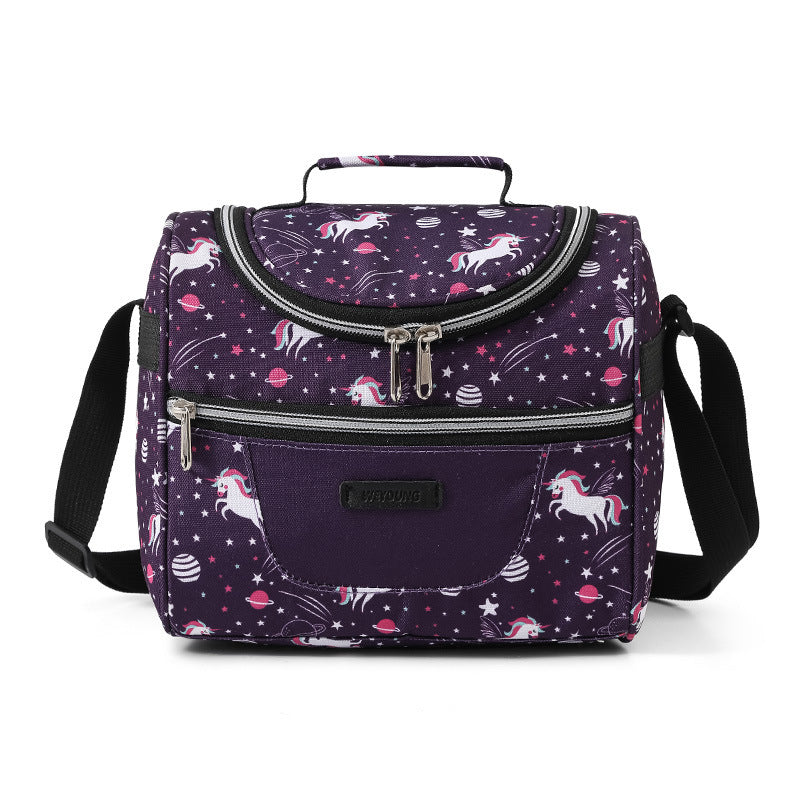 Damen Isolierte Kühltasche mit verspieltem Einhorn-Motiv Brehn