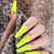 Kunstnagelset mit hochglänzenden spitzen Nägeln Brehn