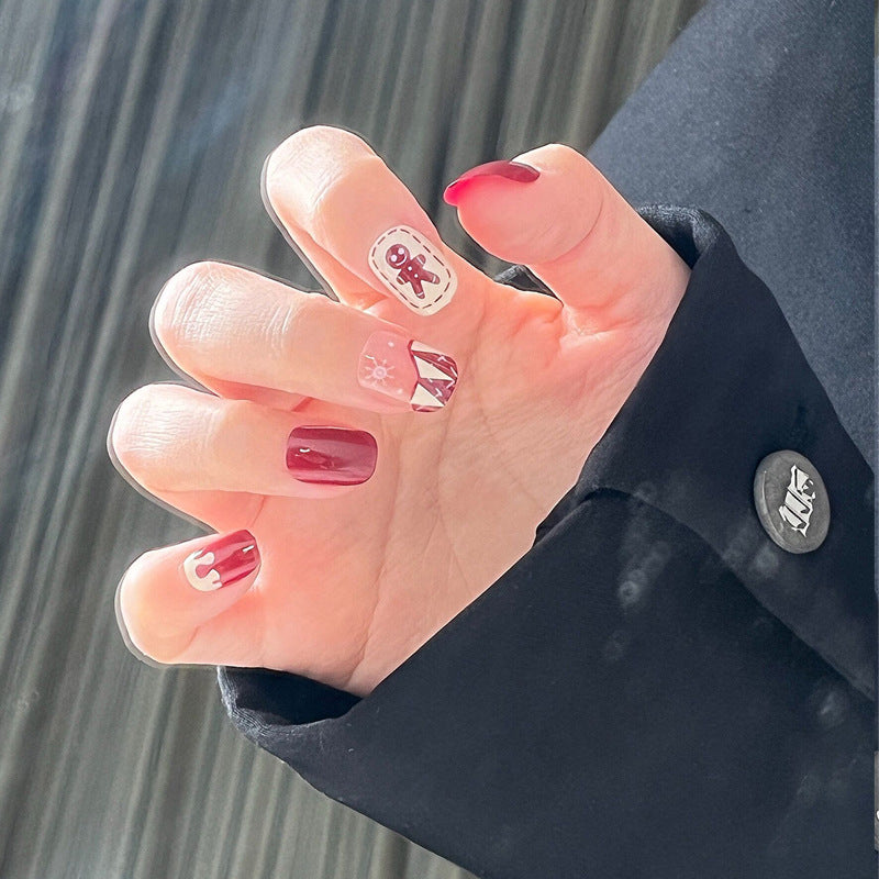 Dekoratives Press-On Nagelkunst-Set Brehn