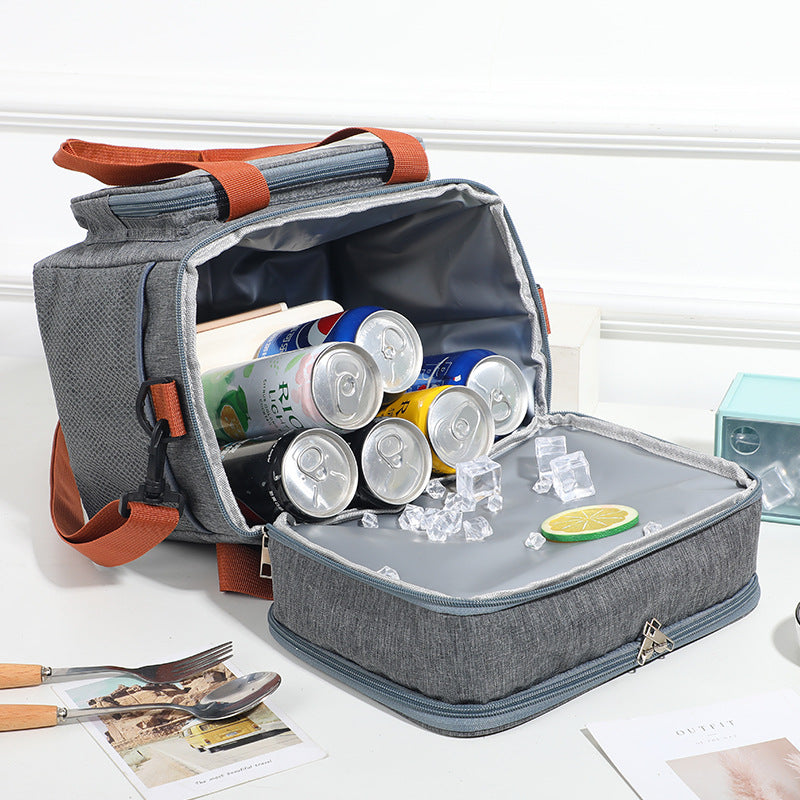 Isolierte Mehrschichtige Lunch-Tasche Brehn