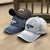 Herren Distressed Denim Stil Baseballkappe Brehn