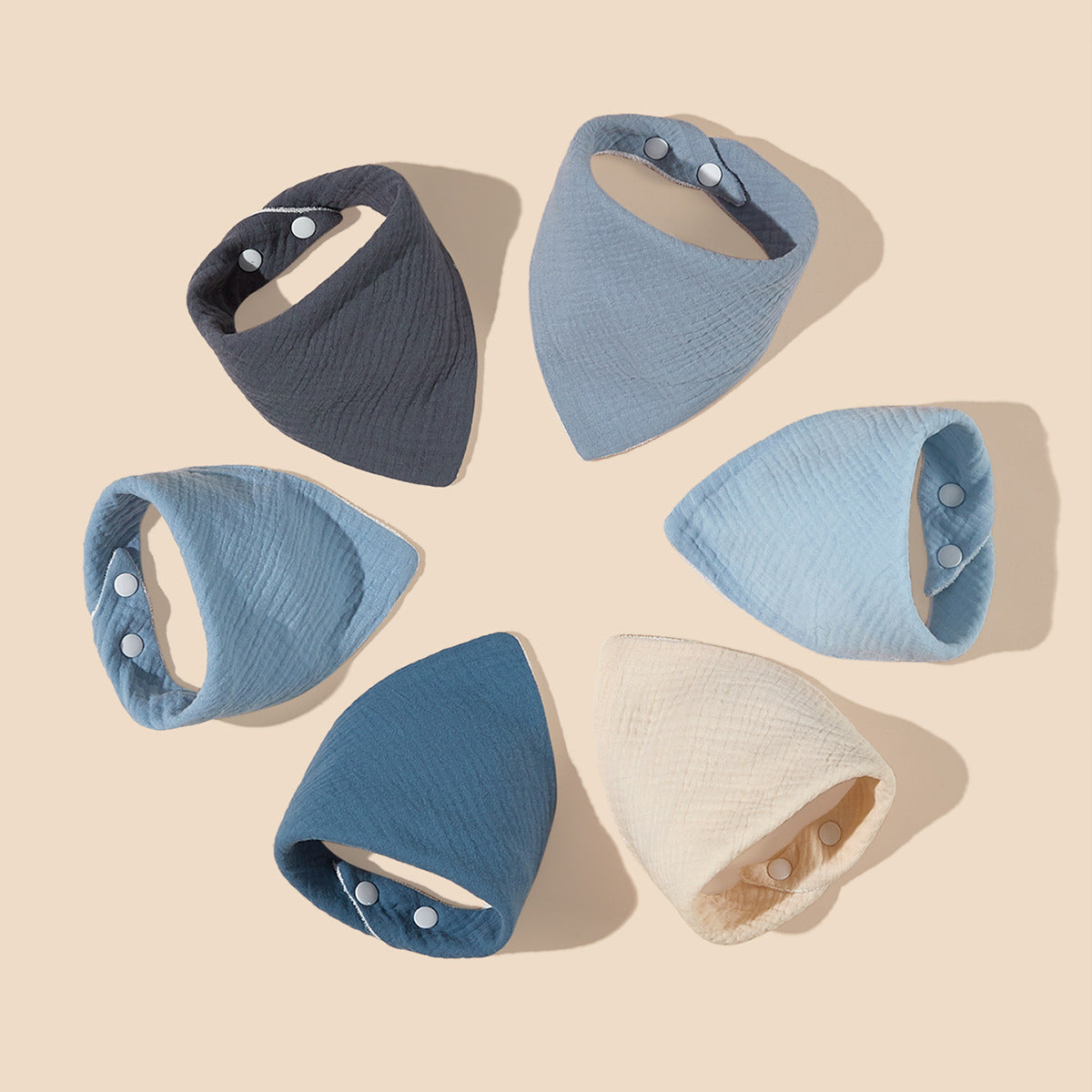 Weiche Musselin Bandana Lätzchen Set Brehn