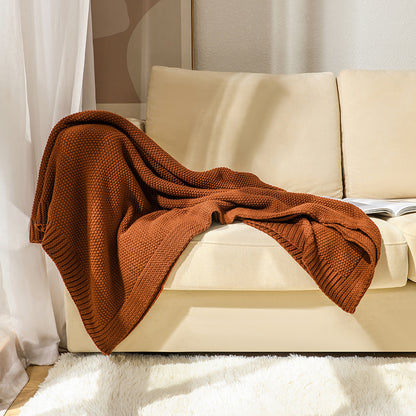 Gemütliche Strickwurfdecke Brehn