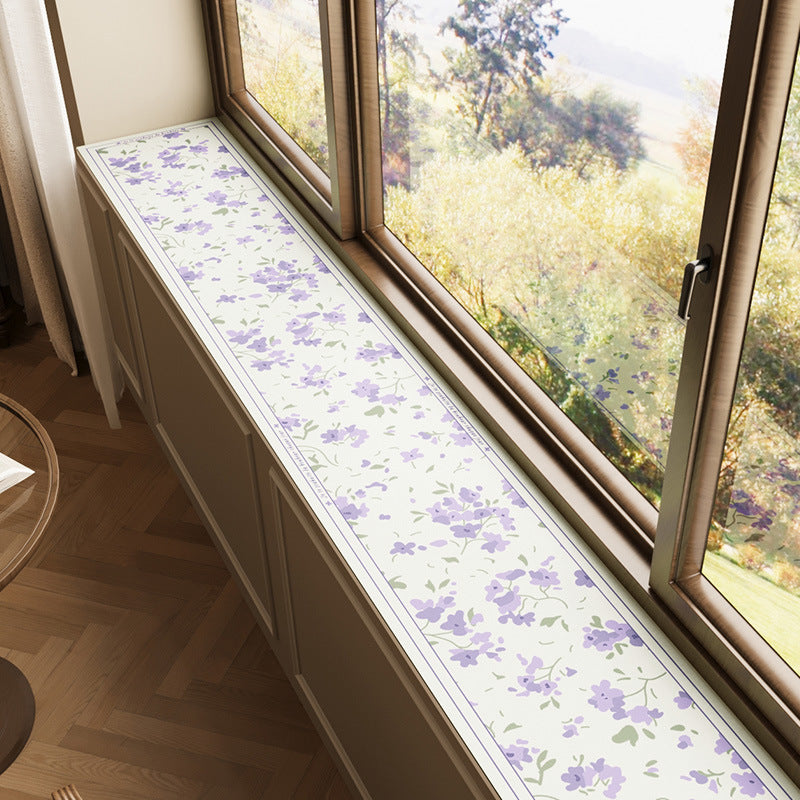 Dekorativer floraler Fensterbrett-Matte Brehn