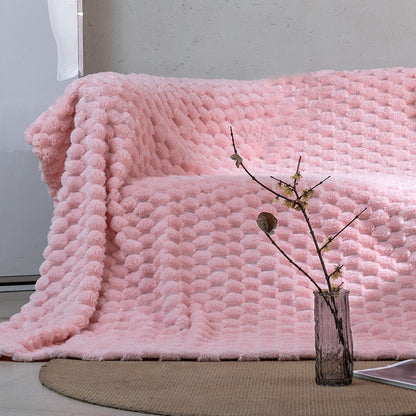 Damen Flauschige Decke mit strukturiertem Design Brehn