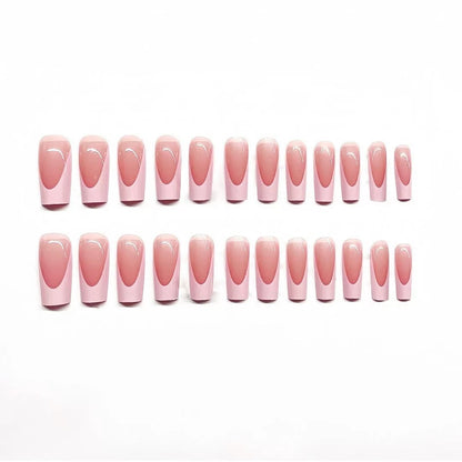 Elegantes französisches Tipp-Press-On-Nagelset Brehn