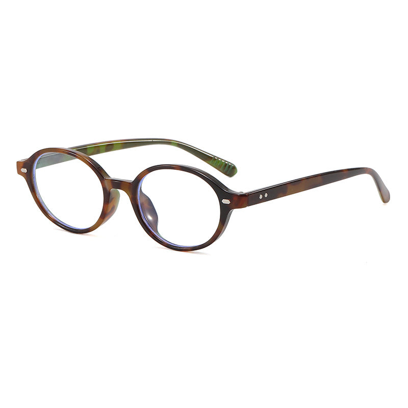 Damen modische runde Lesebrille mit flexiblem Kunststoffrahmen Brehn