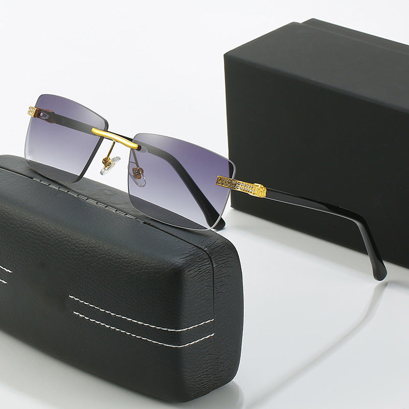 Damen elegante Sonnenbrille mit stilvollem Metallrahmen Brehn