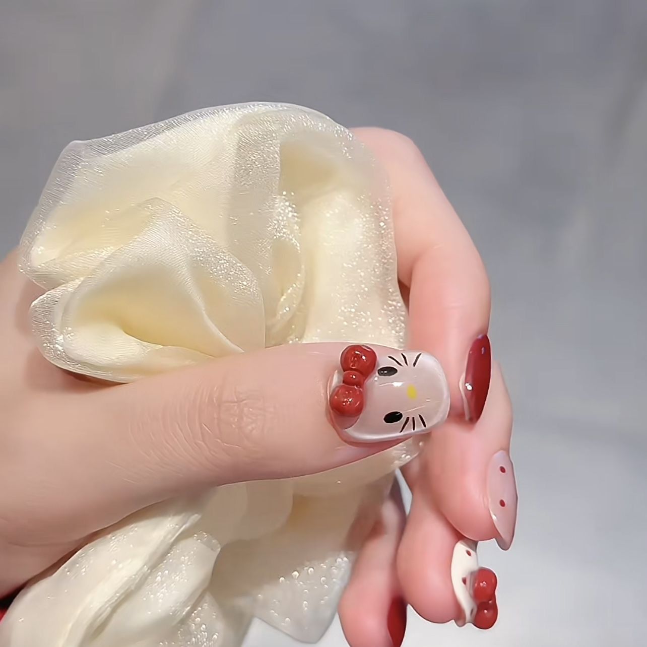 Verspielt Charakter-Themen Press-On Nagelset Brehn
