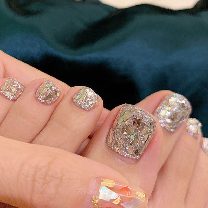 Premium Glitzernde Press-On Nagelkunst Set Brehn
