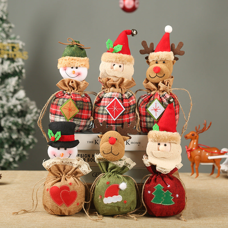 Niedlicher Weihnachtsgeschenkesack im Rentier-Design Brehn