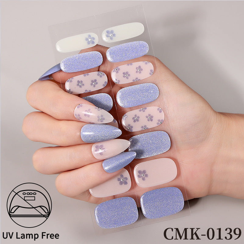 Elegante Ombre-Nagelsticker