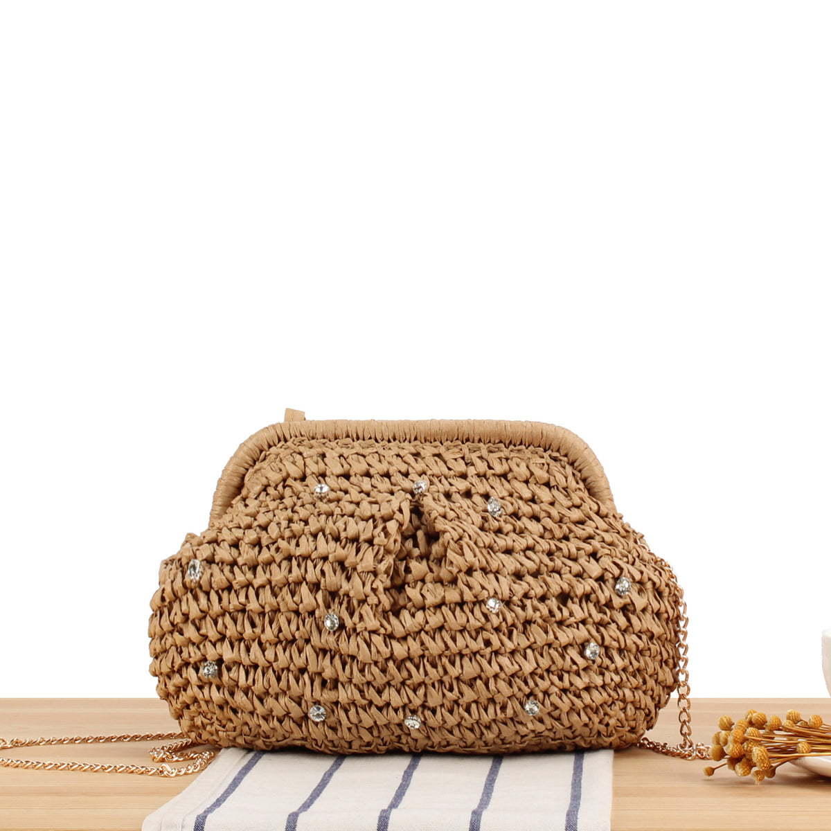 Handtasche mit Funkelnden Akzenten Brehn