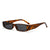 Damen moderne rechteckige Sonnenbrille mit angesagtem Design Brehn