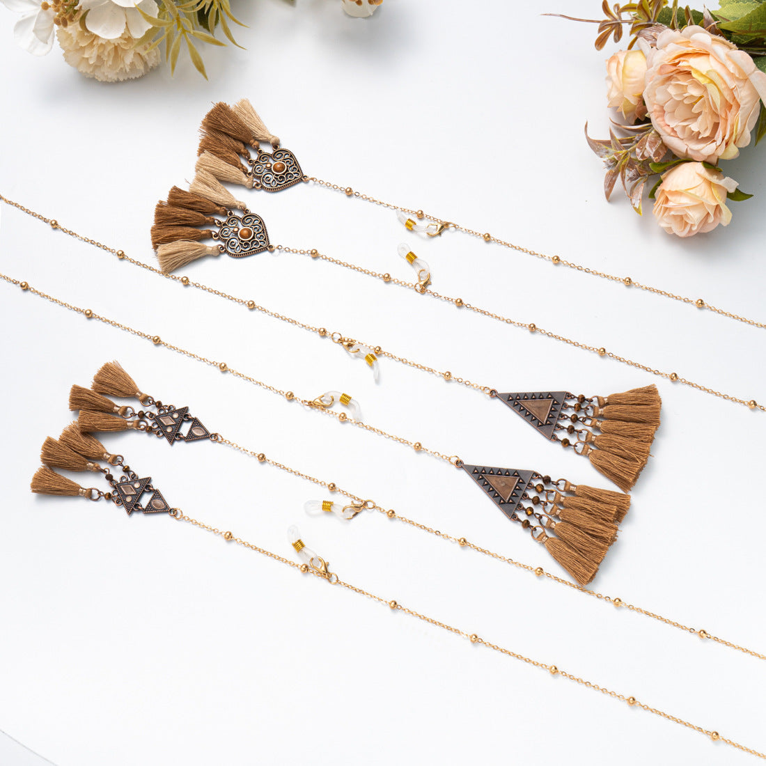 Bohemian Quasten Brillen Kette Brehn