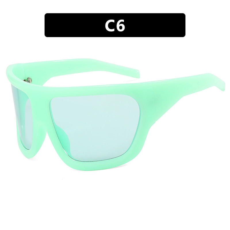 Damen sportliche Oversized-Sonnenbrille Brehn