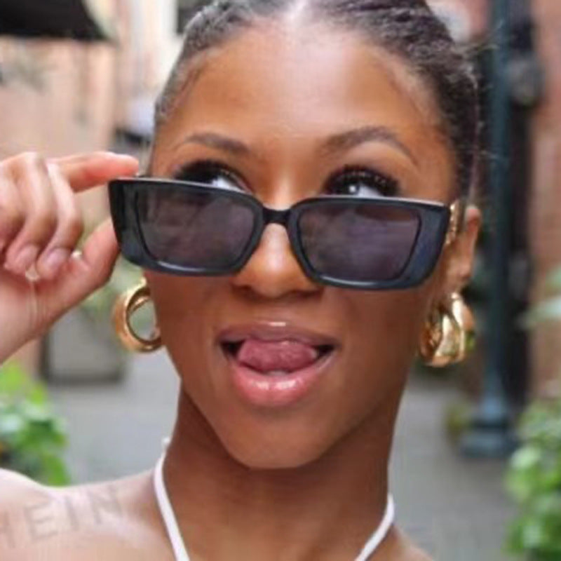Damen modische Oversized Sonnenbrille mit einzigartigem Leopardenmuster Brehn