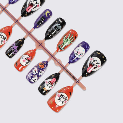 Kreatives Halloween Kunstnagelset Brehn