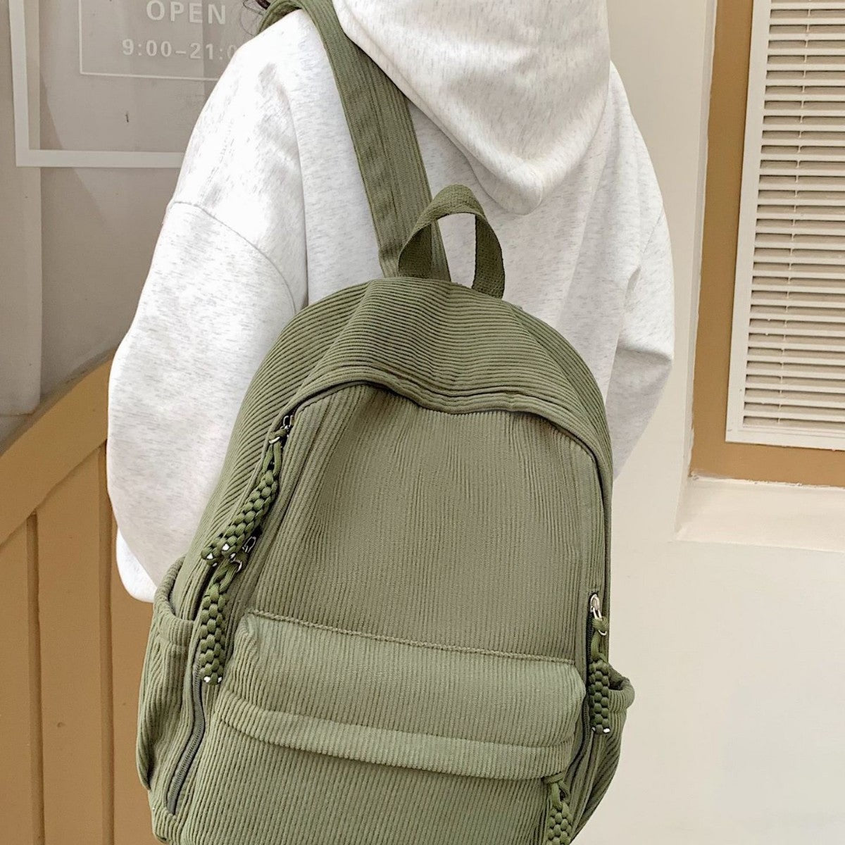 Rucksack Aus Strapazierfähigem Rippmaterial Brehn