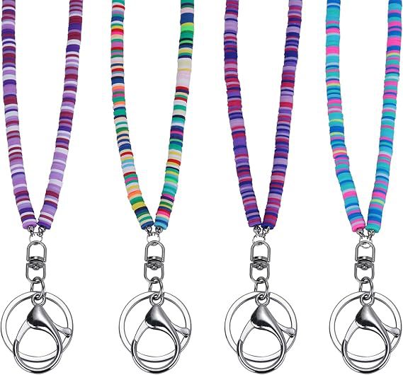 Bunte Perlen ID Badge Halter Lanyard Brehn