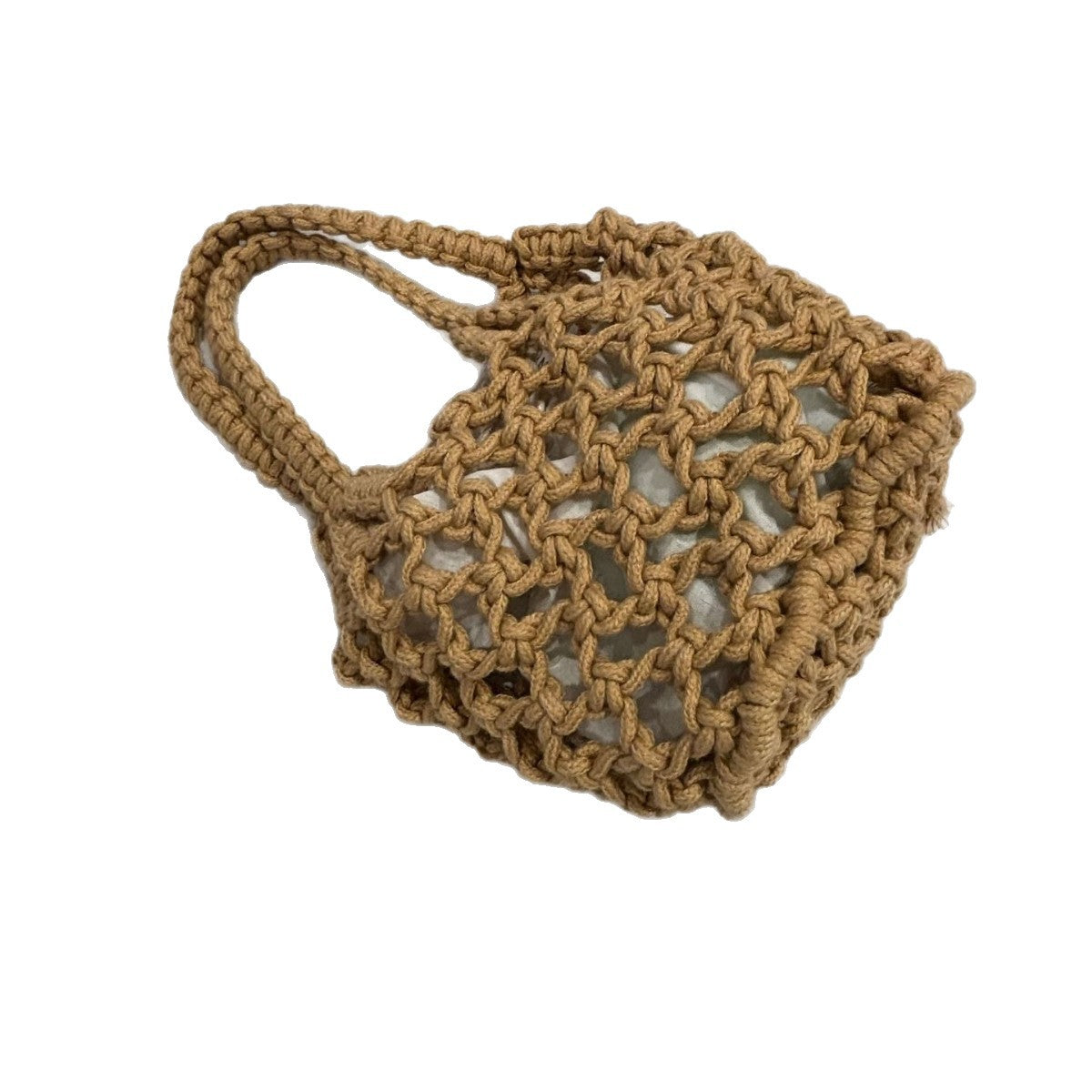 Modische Handtasche Aus Geflochtenem Material Brehn