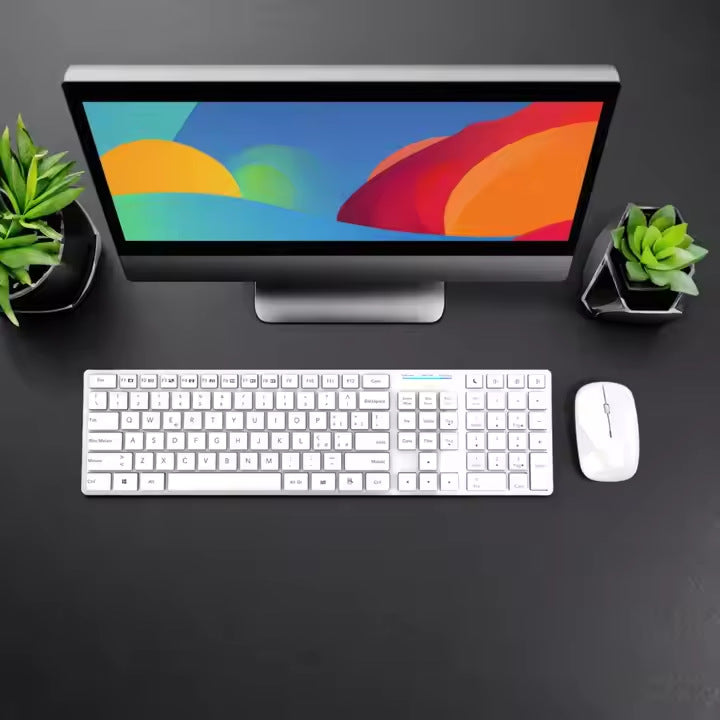 Elegantes Kabelloses Tastatur- und Maus-Set mit Präzisionssteuerung Brehn