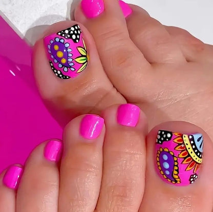 Florales Nageldesign Verbesserungen Brehn