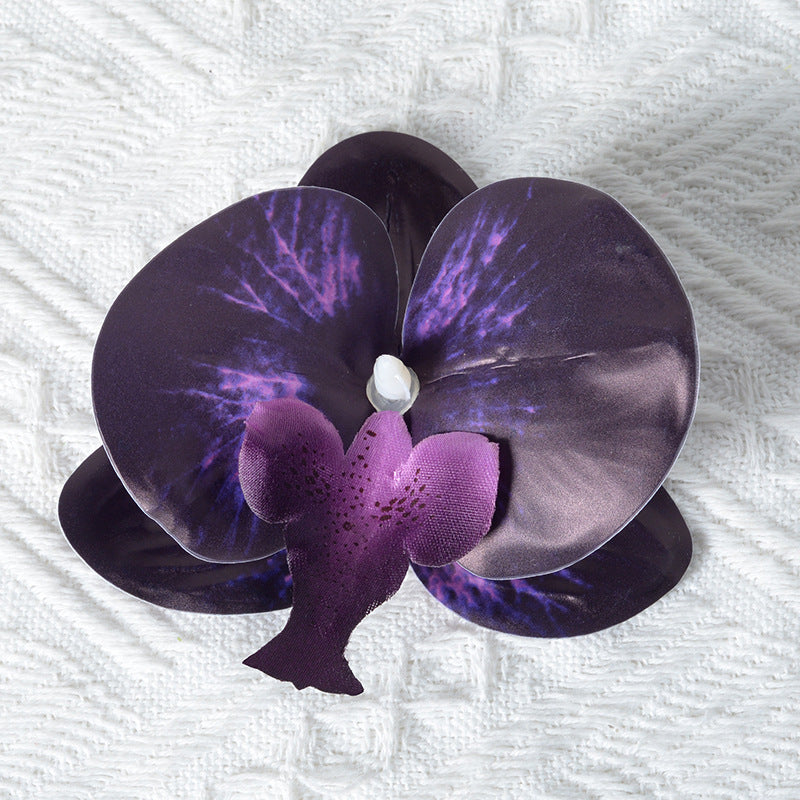 Elegante künstliche Orchideen-Haarspange