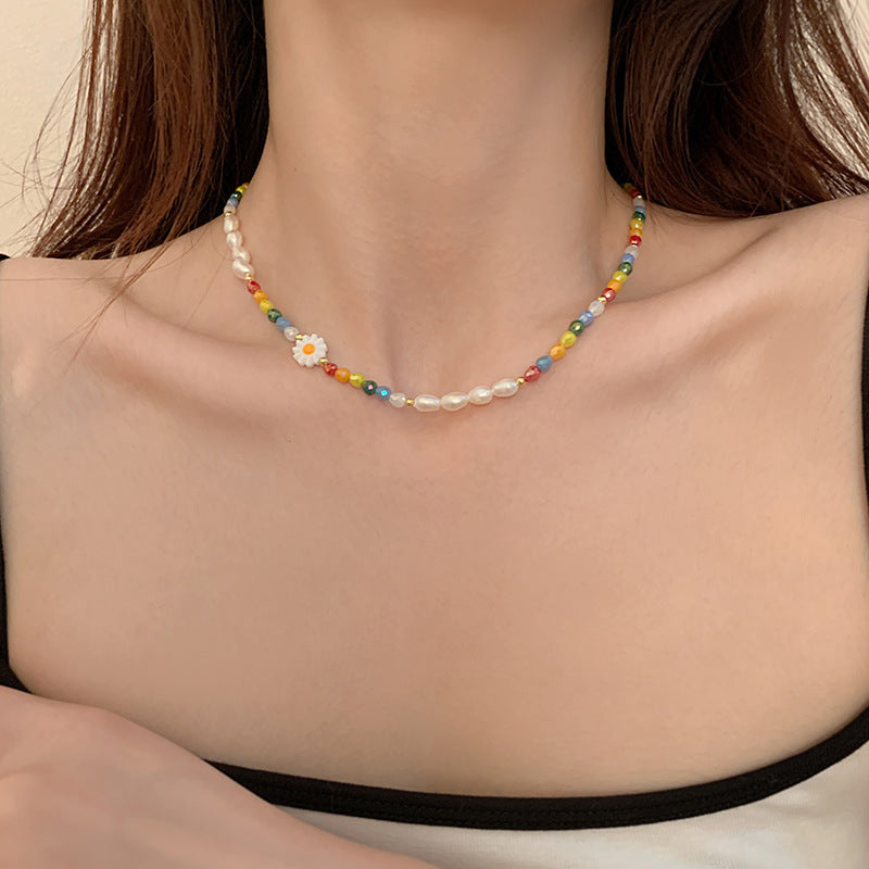 Elegante Perlenkette Brehn