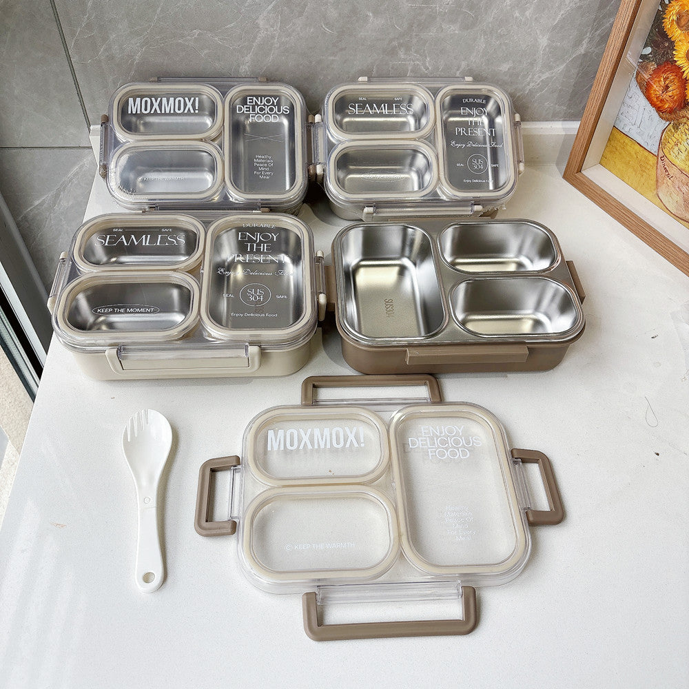 Premium Edelstahl Multi-Compartment Lebensmittel Aufbewahrungsbehälter