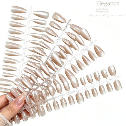 Premium Glossy Nail Art Press-On-Nägel