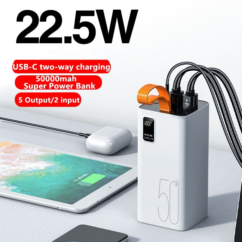 Superkompakte Powerbank mit Digitaler Ladestandanzeige Brehn