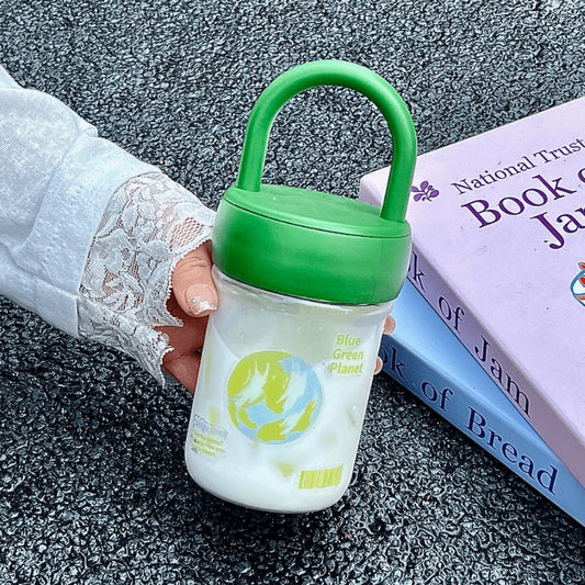 Damen umweltfreundliche Trinkflasche mit praktischem Tragegriff Brehn