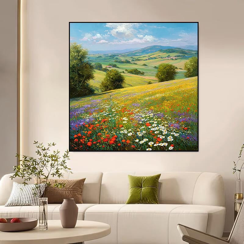 Lebendige Landschaft Leinwand Wandkunst