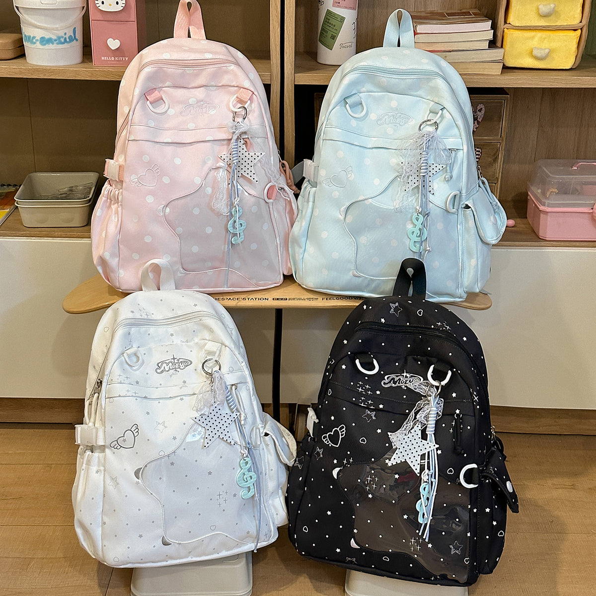 Stylischer Punktemein Rucksack Brehn 1791205375