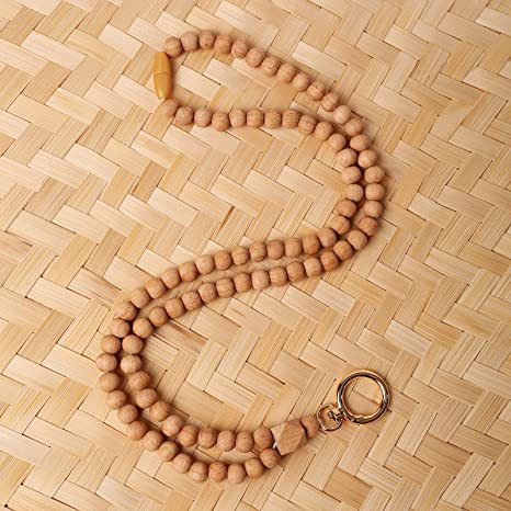 Elegante Holzperlen Brillen Kette Brehn