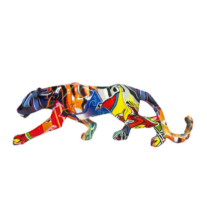 Dekorative Panter Skulptur Brehn