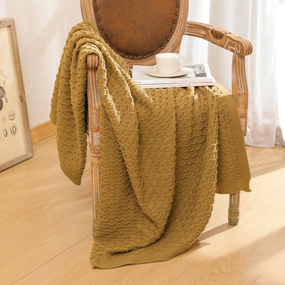 Gemütliche Strickwurfdecke Brehn